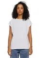 Urban Classics Damen T-Shirt Ladies Extended Shoulder Tee, T-Shirt mit überschnittenen Schultern, aus Baumwolle, erhältlich in vielen Farben, White, 5XL