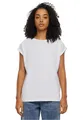 Urban Classics Damen T-Shirt mit überschnittenen Schultern Weiß