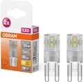 Osram LED-Leuchtmittel OSRAM LED Pin Lampe mit G9 Sockel, Warmweiss (2700K), 12V-Niedervoltla, 1 St., OSRAM LED Pin Lampe mit G9 Sockel, Warmweiss (2700K), 220-240V, 1.9W
