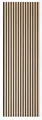 SONIDO Akustikpaneele Holz 244x56cm - 1,366 m² - Echtholz-Furnier (Eiche) & Akustik-Filz (Schwarz) Wandverkleidung, Geräuschunterdrückung, Schalldämmung, Farbe HWZ:New Light Oak