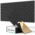 Akustikplatten selbstklebend 12 Stück, Schalldämmung Schallschutz Wand hoher ...