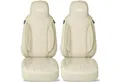 BREMER SITZBEZÜGE Autositzbezug für Volvo XC70 1 Bj 2000-07 (PLKT205), Set, Schonbezüge Sitzbezüge Fahrer und Beifahrer, in Beige