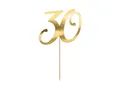 Cake Topper '30' 20,5cm Tortendeko Kuchendeko Cupcake Kuchen Torten Geburtstag Jubiläum