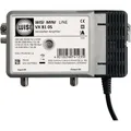 WISI Verstärker VX 81 0S BK 1GHz 18-21dB Regler integriert, zertifiziert für KDG (Verstärker) (74123)