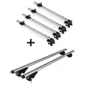 4x Fahrradträger Bike Pro + Dachträger Rio 120 kompatibel mit für Mercedes C-Klasse Kombi 93-14