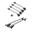 4x Fahrradträger Bike Pro+Dachträger Rio 120 für für Mercedes C-Klasse Kombi 93-