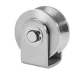Torrolle Edelstahl V4A Hohlkehle Laufrolle für Schiebetor Rolltor Schiebetür