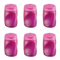 STABILO - Ergonomischer Dosen-Spitzer für Rechtshänder - EASYsharpener - 3 in 1-2x 3er Pack - pink