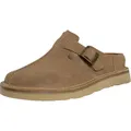 Clarks Solsbury – Pantoletten aus Wildleder, Beige 44 EU - Beige - 44