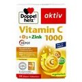 Doppelherz Vitamin C 1000 + D3 + Zink Depot Tabletten, 30 St PZN 17580390 ✅