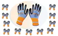 Lauroo Arbeitshandschuhe 12 Paar Arbeitsschutzhandschuhe Ultra Flex (12-St)