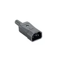 Bachmann 915.171 Kaltgerätestecker Typ 749 70°C Kunststoff schwarz