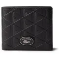 Lacoste Nomogramme Geldbörse Leder 11.5 cm  schwarz