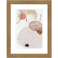 WANDStyle Bilderrahmen H750 aus Massivholz in Eiche-Optik 15 x 21 cm im Stil Landhaus