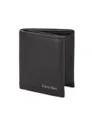 Calvin Klein Duo Stitch Trifold 6CC W/Coin CK Black