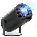 Tragbarer Mini-Projektor Android 11-16000 Lux 4K-Projektor unterstützt 180° D...