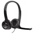 Logitech H390 USB Headset Schwarz Ohraufliegende Kopfhörer On-Ear kabelgebunden Kopfhörer schwarz