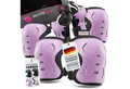 SKATEWIZ Protektoren-Set Schoner Inliner Geschenke für Kinder Knieschoner Erwachsene (Schützer Set Inliner skates Kinder und Rollschuhe, 6-tlg., Knieschoner Kinder - Inliner Schoner Erwachsene Schützer Inliner), Skateboard Schutzausrüstung Schlittschuhe Schoner