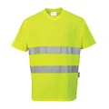 Portwest Baumwoll- Comfort-T-Shirt, Größe: XL, Farbe: Gelb, S172YERXL