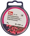 Prym 028480 Plastikkopfstecknadeln, 0,65 x 32mm, neon