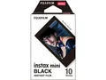Fujifilm Instax mini film Black (10 vel)
 - (4,6 cm x 6,2 cm) - Fotopapier