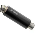SHARK EXHAUST SRC 4 Aluminium eloxiert schwarz, schwarz