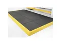 COBA Arbeitsplatzbodenbelag Fatigue-Step, mit geschlossener Oberfläche, Nitrilgummi, 900 x 900 mm, schwarz