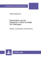 Deutschland und die Deutschen in Mme de Staëls 'De l'Allemagne' Melitta Wallenbo