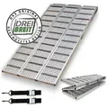 DREIBREIT by TRUTZHOLM Alu Auffahrrampe 175 cm 2-fach klappbar Tragkraft 1020kg gelocht Verladerampe - Grau
