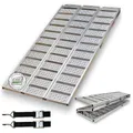 DREIBREIT by TRUTZHOLM 2-Fach Auffahrrampe klappbar 175 cm Tragkraft 1020 kg Alu grau gelocht gerillt Verladerampe Rampe