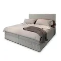 MASSENO Boxbett mit Bettkasten  ¦ grau ¦ Maße (cm): B: 180 H: 98