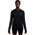Nike Damen Swift Dri-Fit UV Langarm Crewshirt schwarz