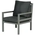 Garden Impressions BLAKES Loungesessel Dining Sessel mit Alu-Gestell - anthrazit