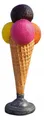 Dekoration Laden Aufsteller Eis Diele Handel Dekoration 145cm XXL Werbung B365