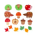 HABA Kinder Bastelset Kastanienkumpel – Erstes Schneiden & kreatives Basteln für Kinder ab 3 Jahren – Herbstliche Deko-Ideen für Kindergarten & Zuhause