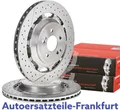 2x BREMBO Bremsscheiben HINTEN MERCEDES-BENZ AMG GT C190 C - S KLASSE W205 W222