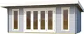 LASITA MAJA Gartenhaus SUSSEX, BxT: 630x470 cm, (Set, inkl. Fussbodenbretter zum verlegen)