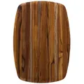 TeakHaus Schneidebrett ELEGANT Teakholz - 36 cm - abgerundete Kanten