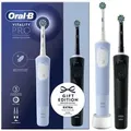 Oral-B Vitality Pro D103 Duo 4210201446514 Elektrische Zahnbürste Rotierend/Pulsierend Weiß, Blau, Schwarz