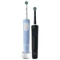 Oral B VITALITY PRO Duo Gift Edition Elektrische Zahnbürste Azzurro e Ne