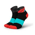 INCYLENCE Laufsocken kurz für Damen und Herren mit leichter Kompression,1 Paar (DE/NL/SE/PL, Numerisch, 43, 46, Regular, Regular, Ladders Black Inferno)
