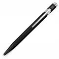 CARAN d'ACHE - Kugelschreiber 849 aus Metall - Schwarz mit schwarzer Mine, 1 Stück (1er Pack)