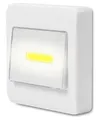 Eaxus® LED Wandlampe Batteriebetrieben - Küchenleuchte, Lichtschalter für Küche, Garage & Co. Schrankleuchte, Weiß