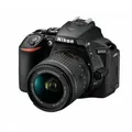 Nikon D5600 Kit Spiegelreflexkamera 18-55mm Objektiv, 24.2 Megapixel, Schwarz - Schwarz