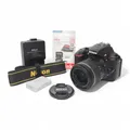 Nikon D5600 DSLR AF-P 18-55mm VR Spiegelreflexkamera Digital 24,2 MP Top Zustand