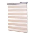 Ventanara® Doppelrollo Creme Kassetten Duo Rollo Seitenzugrollo inklusive Montagematerial 100 x 220 cm