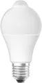 Osram LED-Leuchtmittel Osram LED Star+ Motion Sensor Classic A Lampe, in Kolbenform mit E27-S, 1 St., OSRAM STAR+ LED Lampe mit E27 Sockel, Warmweiss (2700K), 11W, mit Bewe