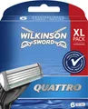 Wilkinson Sword Quattro Rasierklingen für Herren Rasierer Pg.= 6 Stück