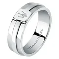 MASERATI Fingerring Maserati Herren-Herrenring Edelstahl silberfarben 63