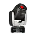 LightmaXX VEGA SPOT 60 LED Moving Head Spot - 60 Watt, 7 Farben, 5 Gobos, 3-Facetten-Prisma, Motorischer Fokus, Elektronischer Shutter, Dimmer, DMX-kompatibel, inkl. Omega-Bracket und Anschlusskabel